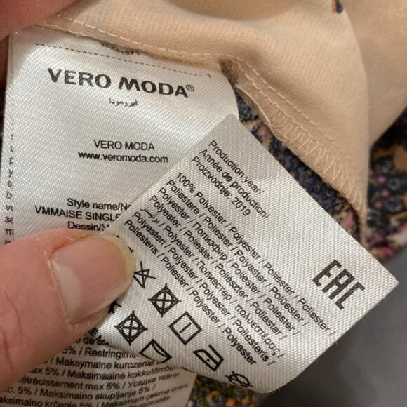 Vero Moda Maxi Bohemian Dress Tiered Sleeveless dress Size large - Picture 15 of 15